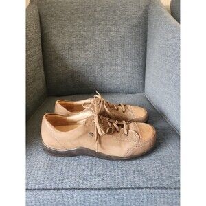 Finn Comfort Women's "Soho" Brown Leather Lace-Up Shoes Size 38 US 7.5